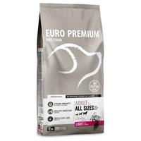 Euro Premium Adult Light w/Chicken & Rice Hundefutter 12 kg