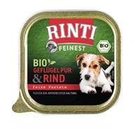 Rinti Feinest Bio 150g Schale Hundenassfutter