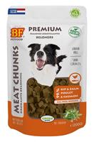 Biofood Meat Chunks Hundesnack Huhn mit Lachs