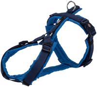 Trixie hondentuig premium trekking indigo / royal blauw 80-97X2,5 CM