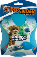 Chuckit! Hundespielzeug Indoor Slider blau-orange, Maße: ca. 18 x 14 cm