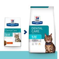 Hill's Prescription Diet T/D Dental Care Katzenfutter 2 x 3 kg