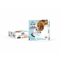 VENTEO Tiernapf - MAGIC BOWL™ - für Hunde und Katzen - Weiß - Erwachsene - Anti-Überlauf 1.5L