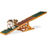 RELAXDAYS Dog Agility Wippe, Agility Training, große & kleine Hunde, Hundetraining, Hundewippe, 54 x 180 x 30 cm, bunt - 