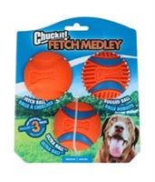 Chuckit Fetch Medley Gen3 Medium 3 stuks