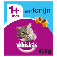 Whiskas 1+ Adult droge brokjes Tonijn 800 g