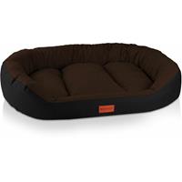 BedDog SABA PREMIUM Hundebett, aus strapazierfähigem Alikante-Gewebe und Cordura, Hundesofa mit Seiten, ovales Kissen für Ihr Haustier, Hundecouch:XXL,