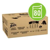 Felix Tasty Shreds in Sauce Sorten-Mix 80x80g