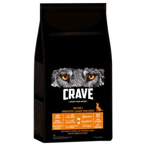 Crave 20% korting!  droogvoer/paté/snacks - honden met Kalkoen en Kip - 7 kg