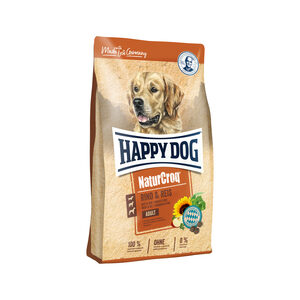 Happy Dog NaturCroq Rind & Reis (Rund en Rijst) - 11 kg