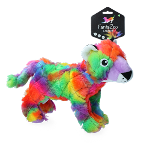 FantaZoo Rainbow Luipaard M - 30 x 17 cm