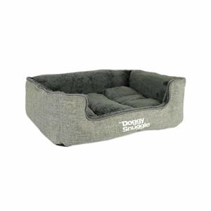 pet-joy Hondenmand Doggy Snuggle Lichtgrijs