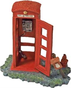 Boon Decoratie telefooncel rood