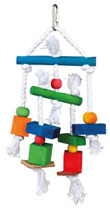 TRIXIE Speelgoed touw met hout