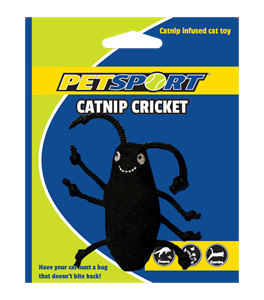 PetSport Catnip Cricket Zwart