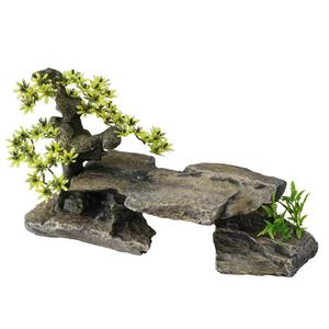 Aqua D'ella Bonsai steen met planten