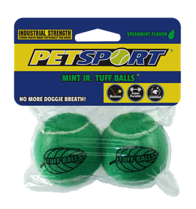 PetSport Tuff Mint Balls 4,5 cm 2 stuks