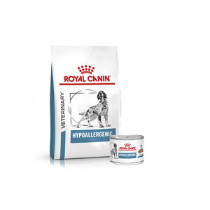 Royal Canin Hypoallergenic Combi bundel - 7 kg + 12 x 200 gr
