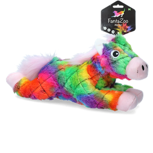 FantaZoo Rainbow Paard M - 30 x 14 cm
