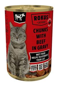 Rokus Adult - Senior - Kattenvoer - Rund - Gravy - 415 gram