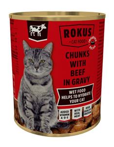 Rokus Adult - Kattenvoer - Rund - Gravy - 810 gram