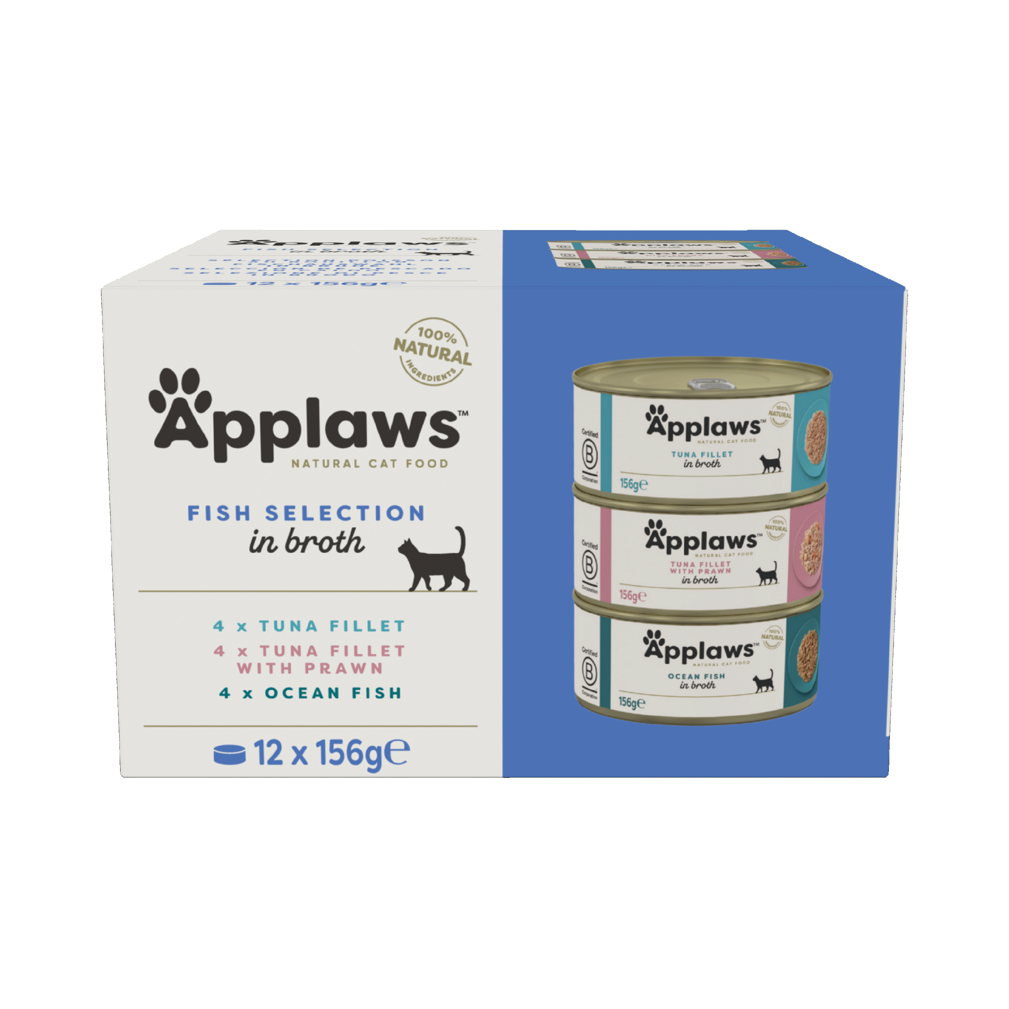 Applaws natvoeding Multipack Visselectie 12 x 156 gr.