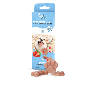 H.A.C. Coolpets Dog Ice Mix Aardbei smaak