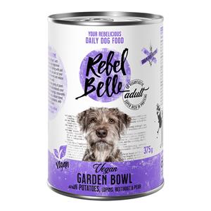 Rebel Belle Adult Vegan Garden Bowl - vegan Hondenvoer 6 x 375 g