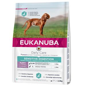 Eukanuba 2,3kg  Puppy Sensitive Digestion met Kip & Kalkoen Hondenvoer droog