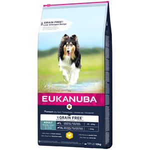 Eukanuba 12kg  Grain Free Adult Large Breed Kip Hondenvoer droog
