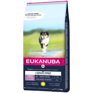 Eukanuba 12kg  Grain Free Puppy Large Breed Kip Hondenvoer droog
