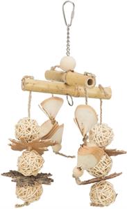 Trixie Nature Vogelspielzeug - Bambus / Rattan / Holz - 31 cm