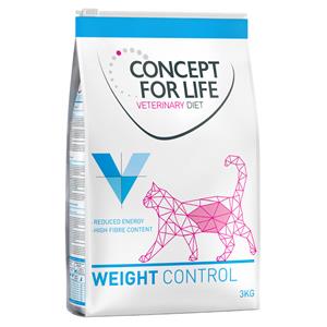 Voordeelpakket Concept for Life Veterinary Diet Kattenvoer 3 x 3 kg Weight Control (3 x 3 kg)