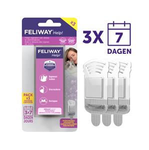FELIWAY Help Kat Navulling 3-pack - Anti Stress - 3x3,4 gram