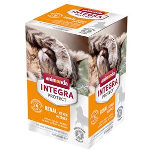 Animonda Integra Protect Adult Nieren Schaaltje 6 x 100 g Kattenvoer - Mix