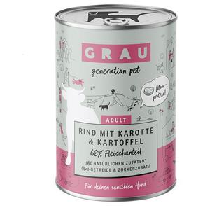 Grau Hondenvoer 6 x 400 g - Rund met Wortel & Aardappel
