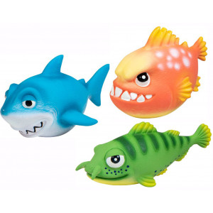 Animal Boulevard Latex Hundespielzeug mit Quietscher Hai / Fisch Hai