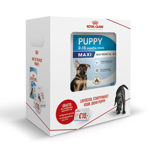 Royal Canin Maxi Puppy - 4 kg - Startpakket