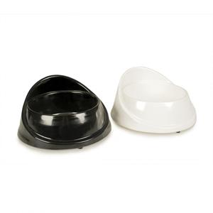 Duvo+ Eetkom Glossy No Spill Zwart/wit XS - 0,5cm-300ml