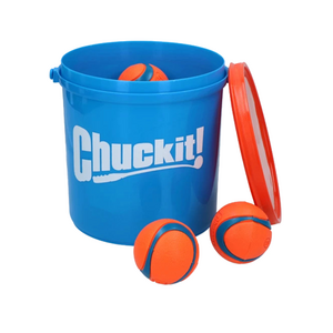 Chuckit! Bucket met Ultra Ball - Medium - 8 stuks