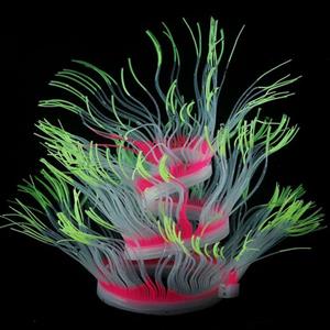 huismerk Aquarium Fish Tank Landscape Decoratie Silicagel Simulatie Software Coral Fluorescente Anemone Grootte: 50cm