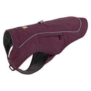 Ruffwear Hundemantel Overcoat Fuse™ Jacket lila, Rückenlänge: ca. 30,5 cm, Halsumfang: ca. 34,5 cm