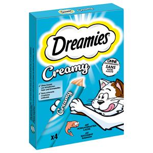 Dreamies 4x10g Zalm  Creamy Snacks Kat