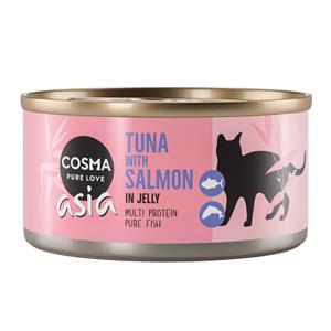Voordeelpakket Cosma Asia in Jelly 24 x 170 g - Tonijn met Zalm
