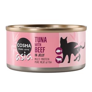 Voordeelpakket Cosma Asia in Jelly 24 x 170 g - Tonijn met Rund