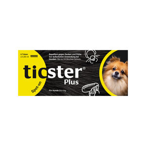 Ticster Plus Spot-on Hond <4 kg - 6 pipetten