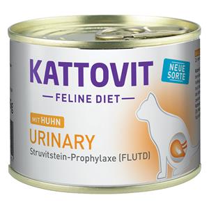Kattovit 6x185g Urinary (Struvitstenen-Profylaxe) Kip  Kattenvoer