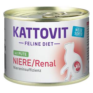 KATTOVIT Feline Diet Niere/Renal 185g Dose Katzennassfutter Diätnahrung