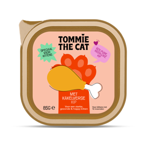 Tommie the Cat – kakelverse kip paté – kitten 85g - natvoer