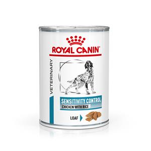 Royal Canin Veterinary Diet Royal Canin Veterinary Sensitivity Control Huhn & Reis Hundefutter (Dosen) 420g 3 Palettes (36 x 420 g)